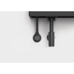 Clou InBe design hoekstopkraan type 1 rond mat zwart SW208999