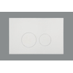 FugaFlow Eccelente Press Plaque de déclenchement DualFlush pour bâti-support Geberit UP320 ABS Rond Blanc brillant SW999918