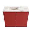 MONDIAZ TURE-DLUX Meuble toilette - 60cm - Fire - EDEN - vasque Frappe - position gauche - 1 trou de robinet SW1105211