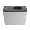 MONDIAZ TURE-DLUX Meuble toilette - 60cm - Plata - EDEN - vasque Lava - position droite - 1 trou de robinet SW1103951