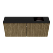Mondiaz JOYA 100cm toiletmeubel - kleur Dusk - Wastafel FAYE positie Rechts 1 kraangat kleur Urban. SW1421655