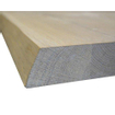 HR badmeubelen Planche pour lave-mains en chêne massif 40x25x4 tronc d'arbre bois de chêne SW369720
