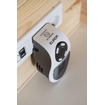 Eurom Plug in heater Radiateur céramique Prise murale 500 watts blanc noir SW486882