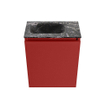 MONDIAZ TURE-DLUX Meuble WC 40 cm Fire. EDEN lavabo Lava position gauche. Avec 1 trou de robinet. SW1103814