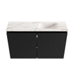 MONDIAZ TURE-DLUX meuble WC 80 cm Urban. EDEN lavabo Frappe position droite. Avec 1 trou de robinet. SW1102625