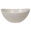 Plieger Scale bac à encastrer en céramique ovale 39x32x17,5cm blanc mat SW94938