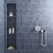 Terravito Ardeno Koko pour carrelage mural et de sol - 150x50cm - 8mm - bleu foncé SW1151766