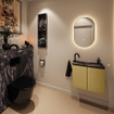 MONDIAZ TURE-DLUX Meuble toilette - 60cm - Oro - EDEN - vasque Lava - position gauche - 1 trou de robinet SW1103937