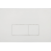 QeramiQ Dely Pack WC - 36.3x51.7cm - à fond creux - sans bride - réservoir encastrable Geberit UP320 - abattant frein de chute - plaque de déclenchement blanc brillant - boutons rectangulaire - noir mat SW1102473