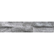 Keradom Rock carreau de mur 7.5x38.5cm 10mm gris mat résistant au gel SW450976