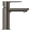 GROHE Lineare New waterbesparende wastafelkraan XS-size met temperatuur begrenzer en klikwaste brushed hard graphite SW444106
