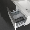 Villeroy & Boch Venticello meuble sous-lavabo - 55,3x42 cm - 1x tiroir blanc brillant GA45067
