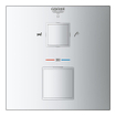 GROHE Grohtherm cube Kit de garniture pour mitigeur thermostatique encastré avec inverseur pour douche et baignoire chrome SW296682