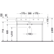 Duravit Vero lavabo rectifié avec 2 trous de robinet avec trop-plein 100x47cm incl. fixation blanc 0290118