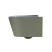 MONDIAZ LAVIE wandclosetpack - 36x53cm - diepspoel - rimless - Army (groen) - softclose - quick-release - toiletzitting - clay (blauw) SW1208583