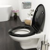 Tiger Abattant WC Ventura Softclose Duroplast Noir 37.5x4.5x45cm CO251490746