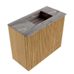 Mondiaz JOYA-DLUX Meuble de toilette 50cm - couleur Oak - Lavabo FAYE position Droite Sans trou de robinet couleur Sombra. SW1424246
