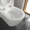 Villeroy & Boch Subway 2.0 cuvette pour WC à réservoir apparent à poser à chasse directe PK DirectFlush sans réservoir blanc 1025189