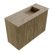 Mondiaz JOYA-DLUX 60cm toiletmeubel - kleur Dusk - Wastafel FAYE positie Rechts Zonder kraangat kleur Arena. SW1425741