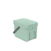 Brabantia Sort & Go Afvalemmer - 6 liter - hengsel - met beugel - jade green SW1117361