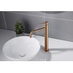 Fortifura Calvi Slim Robinet lavabo - 32.6cm - rehaussé - cuivre brossé PVD SW970030