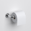 Clou Kaldur toiletrolhouder L-vorm zonder klep chroom SW917293