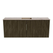 Mondiaz JOYA-DLUX 100cm meuble de salle de bains - couleur Shadow - Vasque FAYE position Milieu Sans trou de robinet couleur Arena. SW1424811