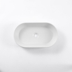 QeramiQ Dely Waskom - 52x30x11.5cm - ovaal - keramiek - glans wit SW1448793