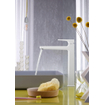Hansgrohe Metropol mitigeur de lavabo monotrou 260 avec bonde push open avec bec saillant fixe 20,4 cm blanc mat SW297568
