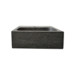 Wiesbaden B Lave mains carré en pierre naturelle 30x30x10cm SW95989