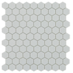 SAMPLE By Goof Mosaique Hexagonal light grey Carrelage mural - Gris clair mat SW735627