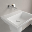 Villeroy & Boch Subway 3.0 Lavabo - 550 x 440 x 165 stone white mat (blanc) CeramicPlus - sans trop-plein SW702074