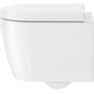 Duravit ME by Starck WC-zitting 43.8x37.4x5.1cm compact met softclose met quickrelease Kunststof wit Glanzend 0293438