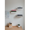 Umbra Conceal étagère à livres 13x14x14cm S flottante 3 pièces acier argent SW539407