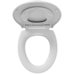 Tiger Abattant de WC Tulsa siège enfant Softclose thermoplastique blanc 37.1x5x44.7cm SW25332
