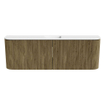 Mondiaz JOYA 123.2cm toiletmeubel - ronding links en rechts kleur Dusk - Wastafel FAYE positie Midden 1 kraangat kleur Talc. SW1421638