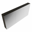 MONDIAZ ALAN MODULE SMALL Wastafelonderkast 150x41x30cm 2 lade Dark brown mat - STOR MEDIUM Vrijhangende wastafel - 150cm - Mondiaz CUBB Spiegelkast SHOWROOMMODELLEN SHOW25881