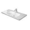 Lavabo Duravit Durastyle 100x48cm 1 trou de robinet avec trop-plein blanc SW54149