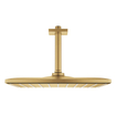 GROHE Rainshower SmartActive 310 Cube Douche de tête - 31x31cm - 1 type de jet - bras de plafond 14,2cm - cool sunrise brossé SW484573