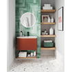 Crosswater Mada Wastafel - 60cm - 1 kraangat - mineraal marmer SW955759