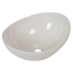 Plieger Scale vasque à poser en céramique ovale 40,6x32,2x18,2 blanc 4338162