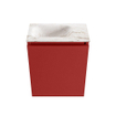 MONDIAZ TURE-DLUX Meuble de toilette 40cm Fire. EDEN vasque Frappe position gauche. Sans trou de robinet. SW1102743