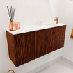Mondiaz JOYA 90cm toiletmeubel - kleur Ruby - Wastafel FAYE positie Rechts 1 kraangat kleur Talc. SW1421748