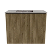 Mondiaz JOYA-DLUX Meuble de toilette 50cm - couleur Dusk - Vasque FAYE position Gauche Sans trou de robinet couleur Sombra. SW1426116