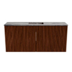 Mondiaz JOYA-DLUX 90cm meuble de salle de bains - couleur Ruby - Vasque FAYE position Milieu Sans trou de robinet couleur Sombra. SW1425670