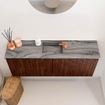 Mondiaz JOYA-DLUX 100cm toiletmeubel - kleur Ruby - Wastafel FAYE positie Midden 1 kraangat kleur Sombra. SW1425679