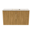 Mondiaz JOYA-DLUX Meuble de toilette 70cm - couleur Oak - Vasque FAYE position Milieu 1 trou de robinet couleur Nata. SW1424012