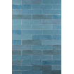Douglas Jones Atelier Carrelage mural 6x25cm 10mm pâte blanche Turquoise SW497715
