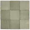 SAMPLE Ceralto Nordico Line Carreau mural 13x13cm 8.5mm pâte blanche Verde SW914459