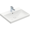 Villeroy & Boch Avento lavabo à poser sur meuble - 60x47cm - 1 trou de robinet avec trop-plein CeramicPlus blanc SW59862